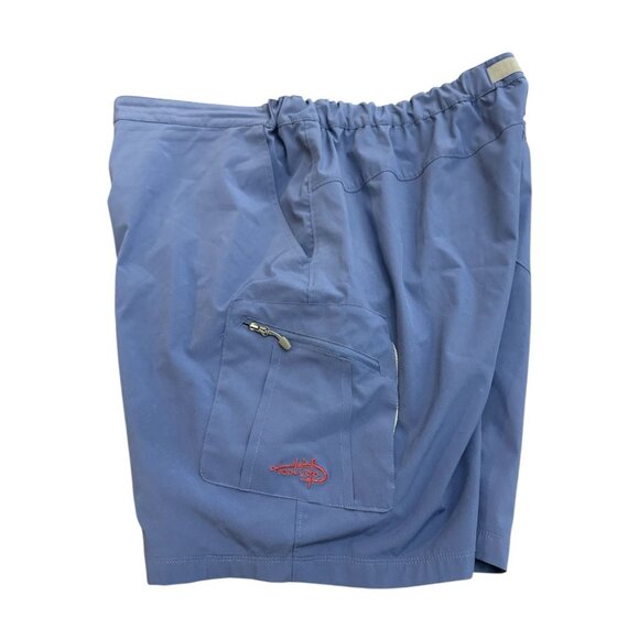 REEL LIFE Light Weight Outdoor Shorts Men’s Size XXL 2XL Blue Lined Pockets - Picture 1 of 6